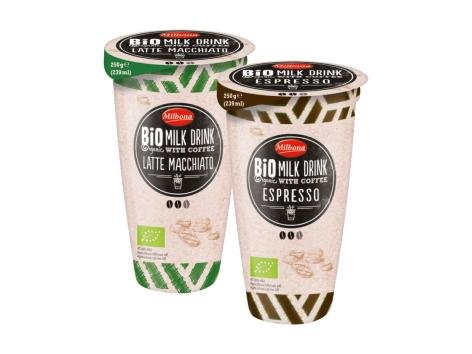 Bevanda a base di latte con caffè