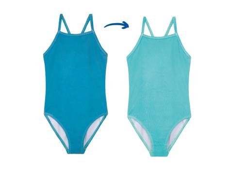 Costume intero cambia colore da bambina