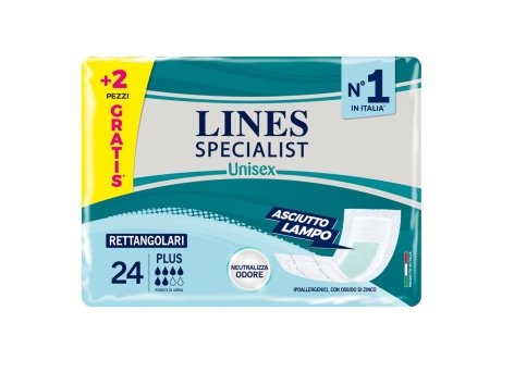 Pannolini per incontinenza rettangolari