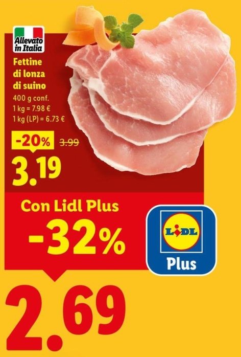 Fettine Di Lonza Di Suino