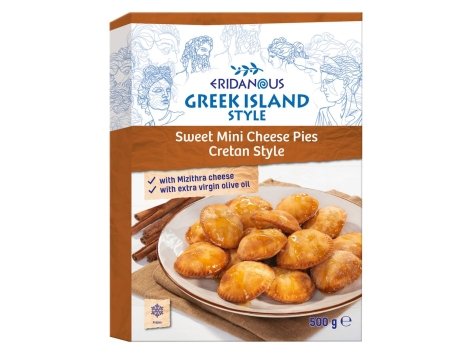 Fagottini dolci ripieni di formaggio Mizithra