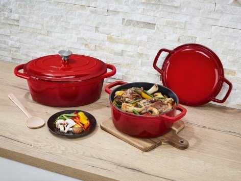 Pentola 2 in 1 in ghisa