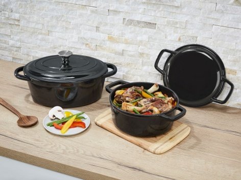 Pentola 2 in 1 in ghisa