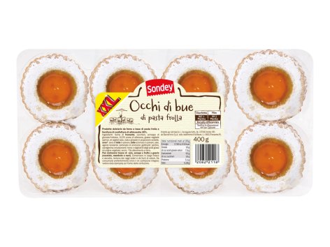 Occhi di bue di pasta frolla