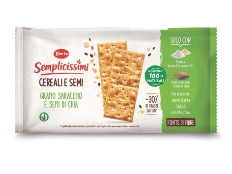 Crackers al grano saraceno e semi di chia