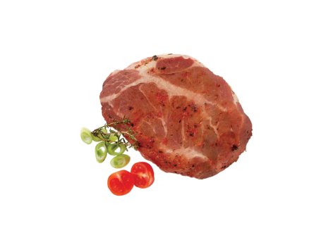 Tagliata di coppa di suino marinata