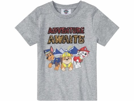 T-shirt da bambino “Paw Patrol, Jurassic World, Spiderman”