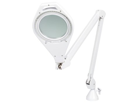 Lampada LED con lente d'ingrandimento