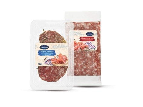 Salame essiccato all'aria a fette