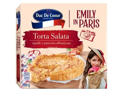 Torta salata con cipolla e pancetta