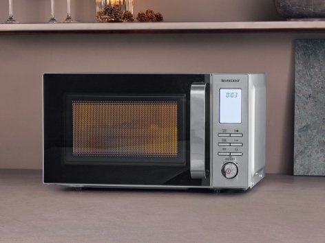 Microonde digitale argento
