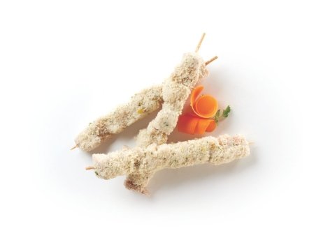 Spiedino di mare panato