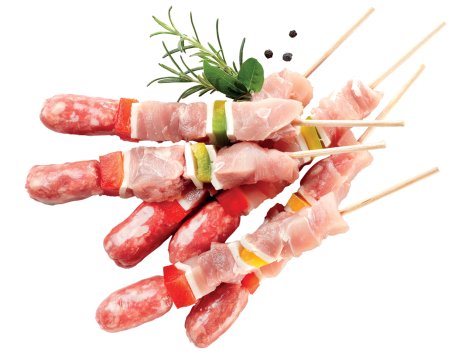 Mini spiedini di pollo