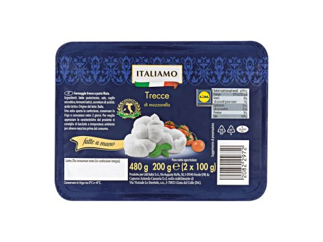 Trecce di mozzarella