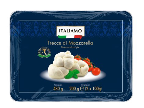 Trecce di mozzarella