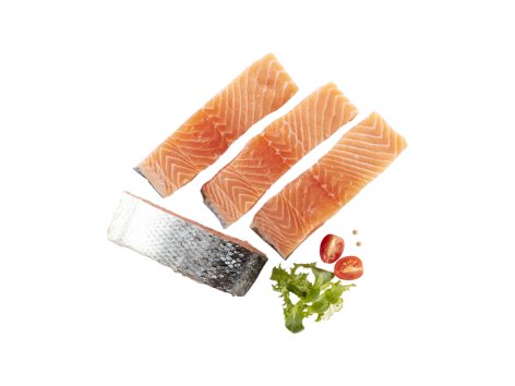 Filetto di salmone con pelle