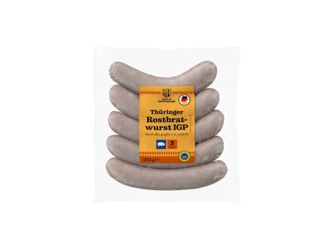Thüringer Rostbratwürste I.G.P. - Salsicce di carne suina precotte