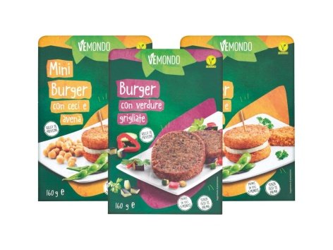 Burger con ceci e avena o con verure grigliate