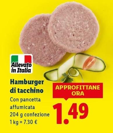 Hamburger Di Tacchino