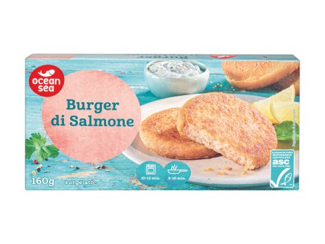 Burger di salmone