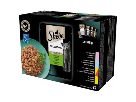 Selezione in salsa per gatti