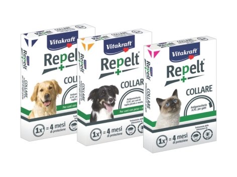 Collare antiparassitario per cani o gatti