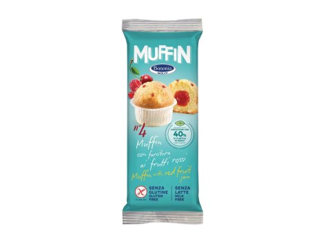 Muffin con farcitura ai frutti rossi