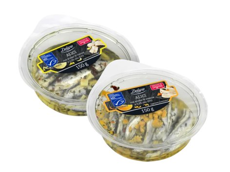 Filetti di alici marinate