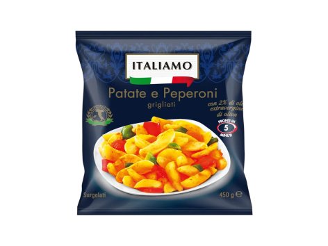 Patate e peperoni grigliati
