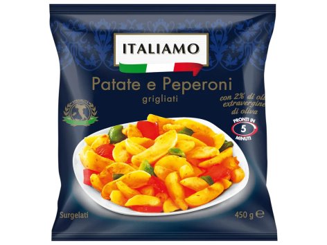 Patate e peperoni grigliati