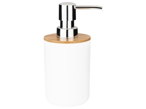 Tergivetri per doccia, organizer, contenitore per cotton fioc o dispenser per sapone in bambù