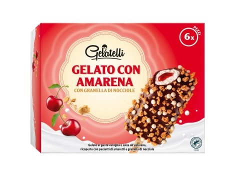 Gelato pralinato amarena