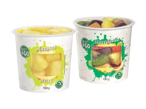 Ananas o macedonia in pezzi