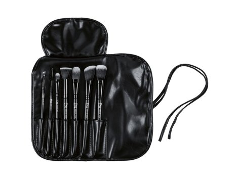 Set pennelli per il trucco con custodia