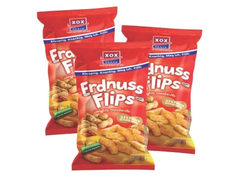 Cornetti di mais con arachidi