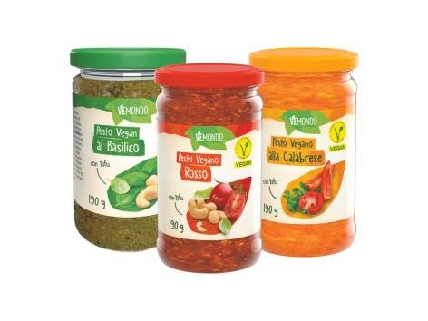 Pesto vegano con tofu