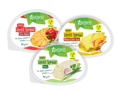 Crema spalmabile a base di lenticchie