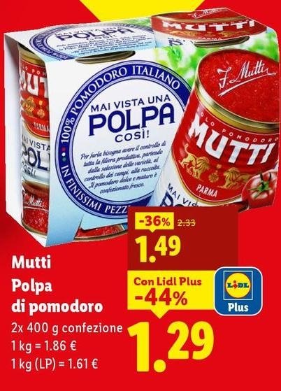 Mutti - Polpa Di Pomodoro
