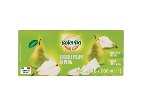 Succo e polpa di pera