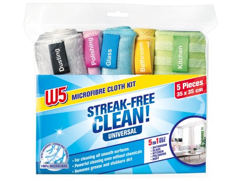 Set panni in microfibra