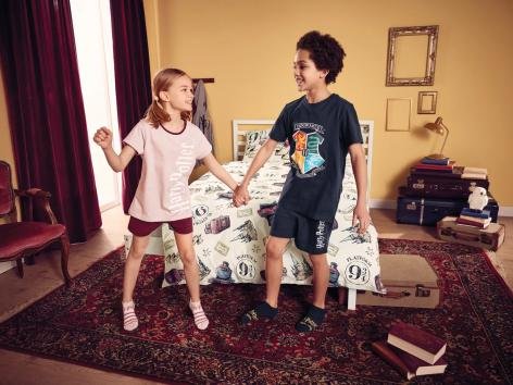 Pigiama corto da bambina "Harry Potter"