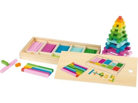 Gioco Montessori "Regoli, labirinto, abaco o contatore"