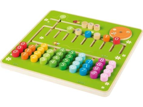 Gioco Montessori "Regoli, labirinto, abaco o contatore"