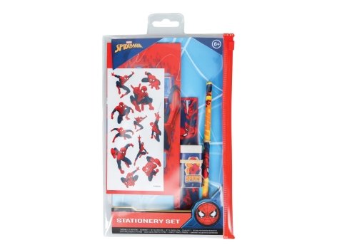 Set cancelleria o tappetino da scrivania "Minecraft, Harry Potter, Spider-Man, Barbie"