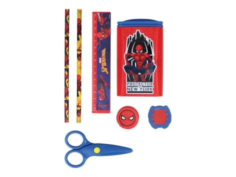 Set cancelleria o tappetino da scrivania "Minecraft, Harry Potter, Spider-Man, Barbie"