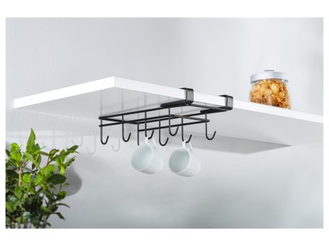 Supporto per tazze, bicchieri o portarotolo per mensola