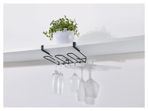 Supporto per tazze, bicchieri o portarotolo per mensola