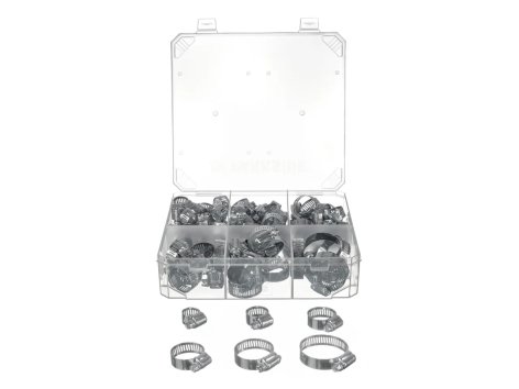 Set guaine termoretrattili, fascette stringitubo o rondelle