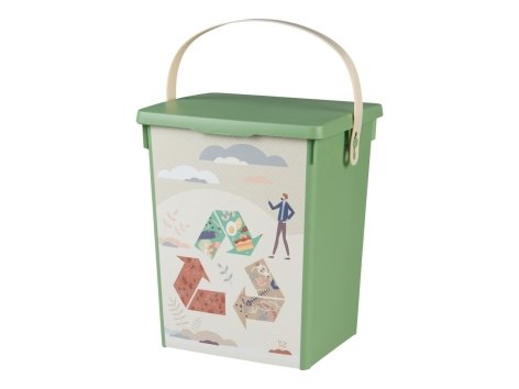 Cestino multiuso con coperchio