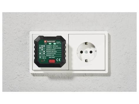 Tester elettrico di tensione senza contatto, cerca satellite o tester per prese